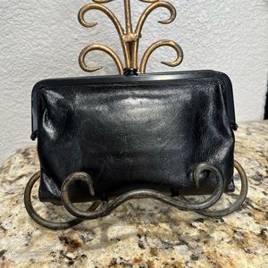 Black HOBO Wallet Leather